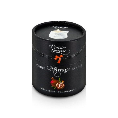 Массажная свеча с ароматом граната Bougie de Massage Gourmande Grenadine - 80 мл.