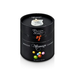 Массажная свеча с ароматом бубль-гума Bougie de Massage Gourmande Bubble Gum - 80 мл.