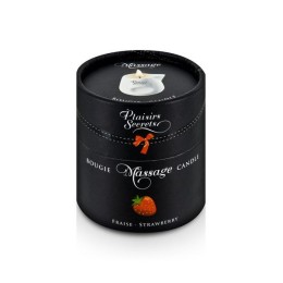 Массажная свеча с ароматом клубники Bougie de Massage Gourmande Fraise - 80 мл.