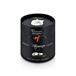 Массажная свеча с ароматом кокоса Bougie de Massage Gourmande Coco - 80 мл.