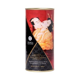 Массажное интимное масло с ароматом клубничного вина - 100 мл.