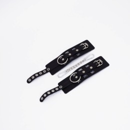 Черные кожаные наручники Sex