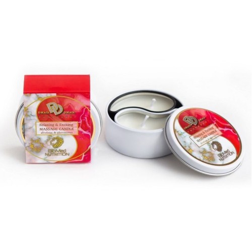 Массажная свеча  Клубника в сливках 