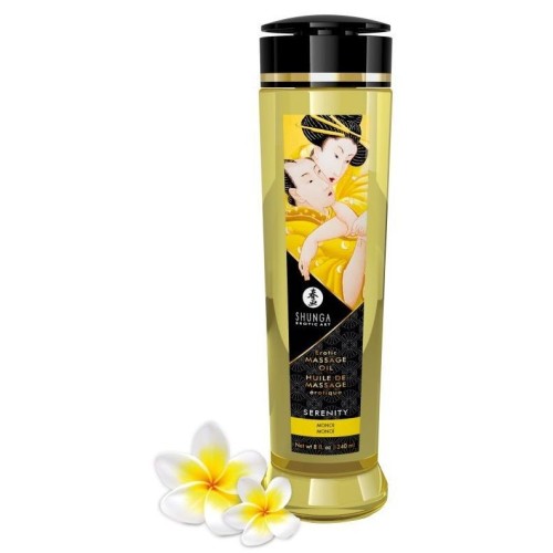 Массажное масло с ароматом моной Serenity - 240 мл. 