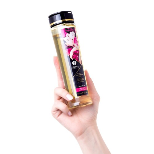 Массажное масло с ароматом цветов лотоса Amour - 240 мл. 