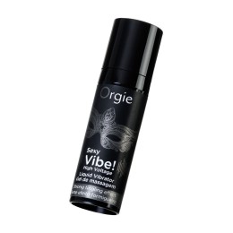 Гель для массажа ORGIE Sexy Vibe High Voltage с эффектом вибрации - 15 мл.