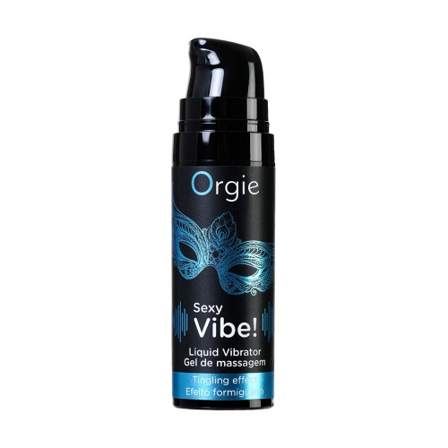Гель для массажа ORGIE Sexy Vibe Liquid Vibrator с эффектом вибрации - 15 мл.