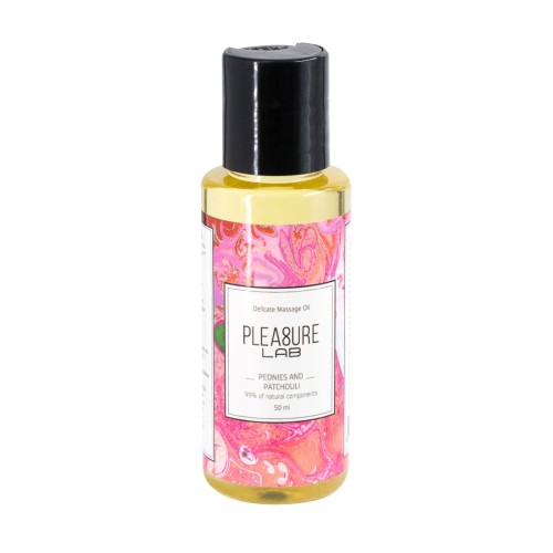 Массажное масло Pleasure Lab Delicate с ароматом пиона и пачули - 50 мл.
