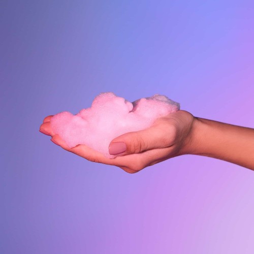 Массажная хрустящая пенка Tickle My Body Cotton Candy с ароматом сладкой ваты - 150 мл.