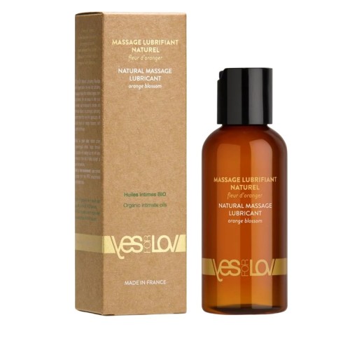 Натуральная массажная смазка Natural Massage Lubricant Orange Blossom - 100 мл.