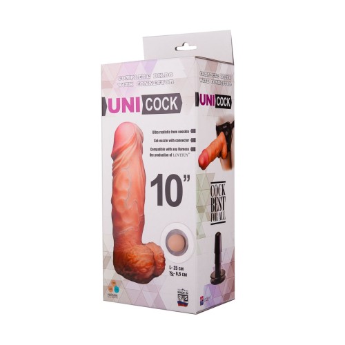 Фаллическая насадка харнесс UNICOCK 10  - 25 см.