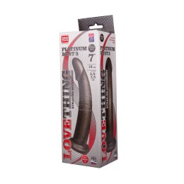 Чёрная насадка на пояс харнесс PLATINUM BENT 3 - 20 см.