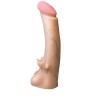 Телесная насадка REAL Standard с усиками на основании - 19 см.