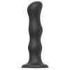 Черная насадка Strap-On-Me Dildo Geisha Balls size M