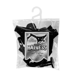 Черный пояс унисекс с коннектором