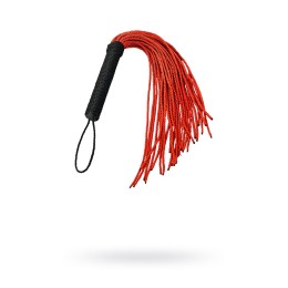 Красно-черный флоггер из веревки TOYFA Theatre - 48,5 см.