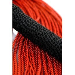 Красно-черный флоггер из веревки TOYFA Theatre - 48,5 см.