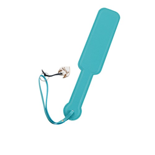 Голубой кожаный пэддл - 37 см.