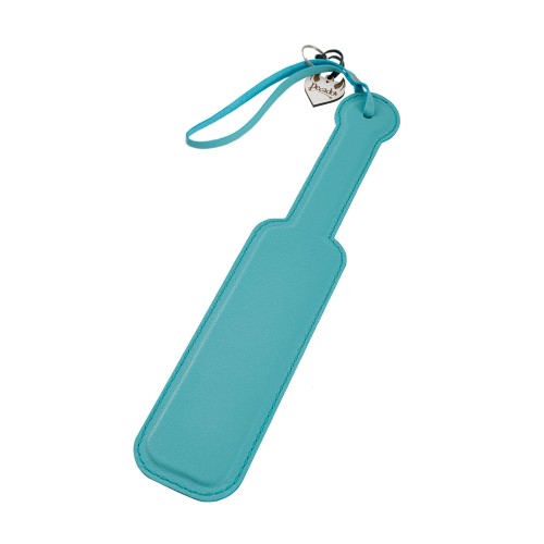 Голубой кожаный пэддл - 37 см.