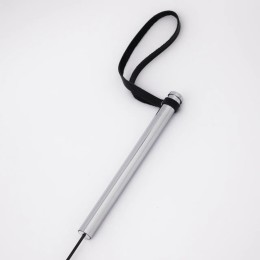 Черный стек с металлической ручкой