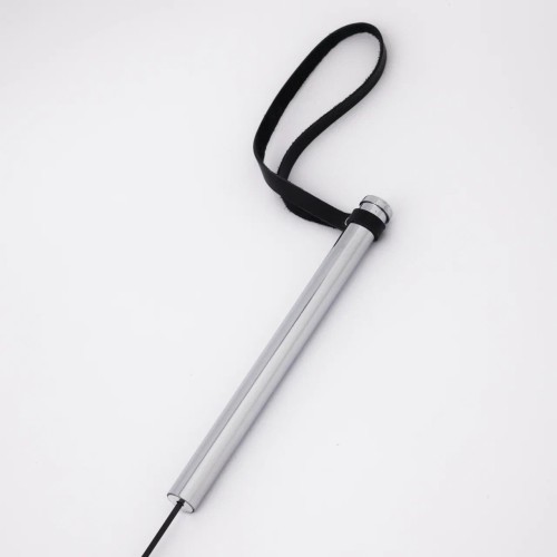 Черный стек с металлической ручкой