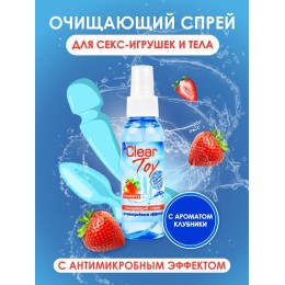 Очищающий спрей для игрушек Clear Toy Strawberry - 100 мл.
