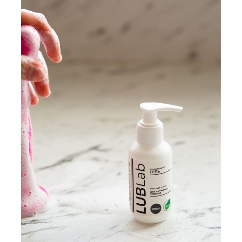 Очищающий эко-гель для секс-игрушек с ароматом бергамота и мяты - 100 мл.