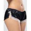 Атласные шортики с кружевной оторочкой