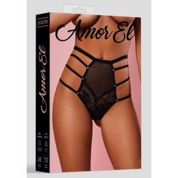 Сексуальные высокие трусики с атласным бантом сзади