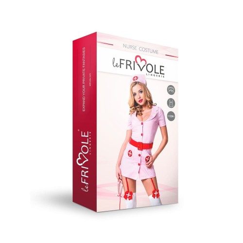 Розовый костюм похотливой медсестры