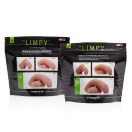 Мягкий имитатор пениса Fleshtone Limpy большого размера - 21,6 см.