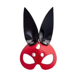 Кожаный брелок в виде маски зайчика