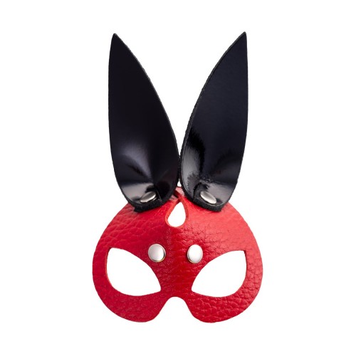 Кожаный брелок в виде маски зайчика