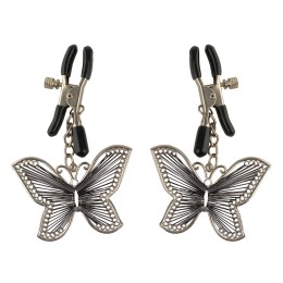 Зажимы на соски с бабочками Butterfly Nipple Clamps