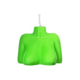 Зеленая сувенирная свеча «Женский силуэт»