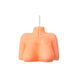 Оранжевая сувенирная свеча «Женский силуэт»