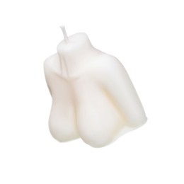 Белая сувенирная свеча «Женский силуэт»