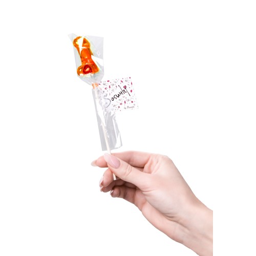 Набор из 2 мини-леденцов в форме члена со вкусом амаретто