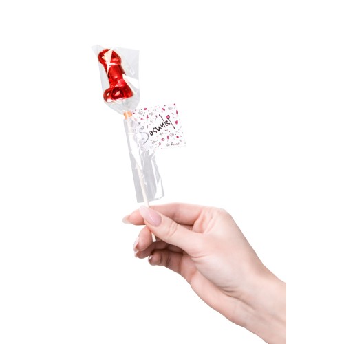 Набор из 2 мини-леденцов в форме члена со вкусом виски