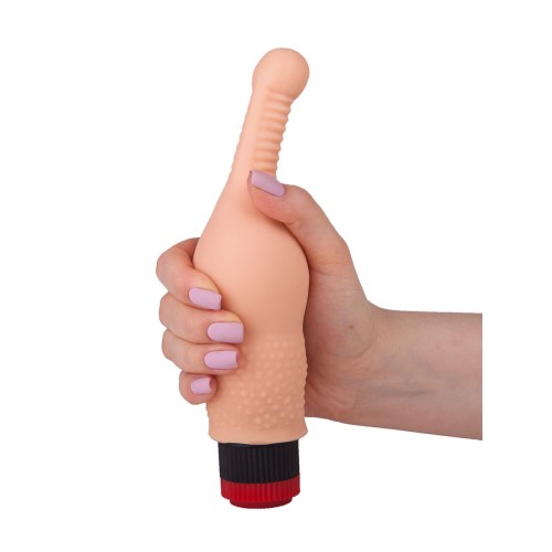 Анальный вибромассажер с тонким кончиком - 21 см.