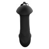Черный анальный вибромассажер Single Speed Star Arrow Plug - 11 см.