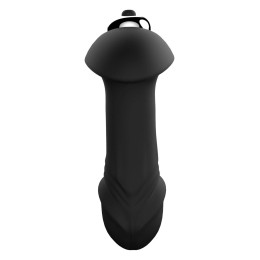 Черный анальный вибромассажер Single Speed Star Arrow Plug - 11 см.