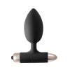 Черная анальная вибропробка New Edition Perfection - 11,1 см.