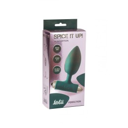 Зеленая анальная вибропробка New Edition Perfection - 11,1 см.