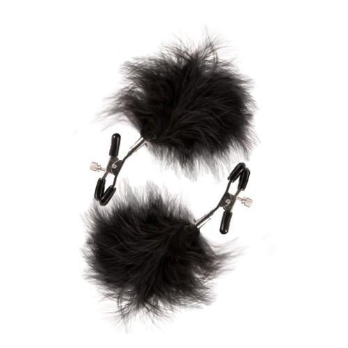 Зажимы для сосков с пухом FEATHERED NIPPLE CLAMPS