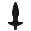 Черная анальная вибропробка Hati - 14,5 см.