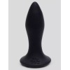 Черная анальная вибропробка Sensation Rechargeable Vibrating Butt Plug - 8,9 см.