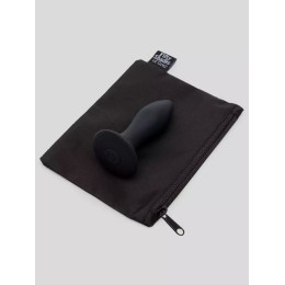 Черная анальная вибропробка Sensation Rechargeable Vibrating Butt Plug - 8,9 см.