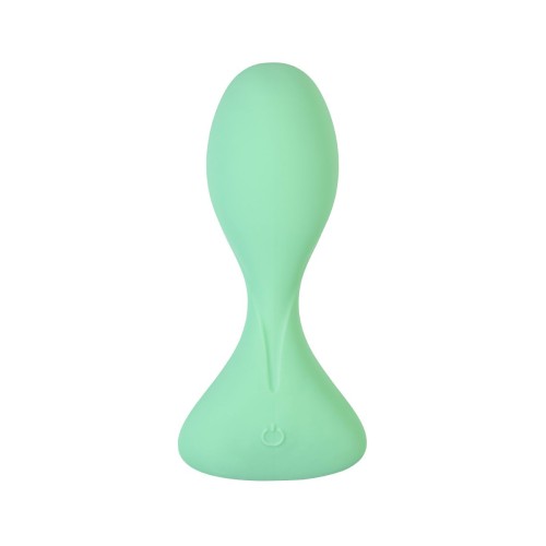 Зеленая анальная втулка с вибрацией Satisfyer Trendsetter