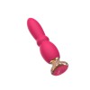 Розовый анальный вибромассажёр - 14,8 см.